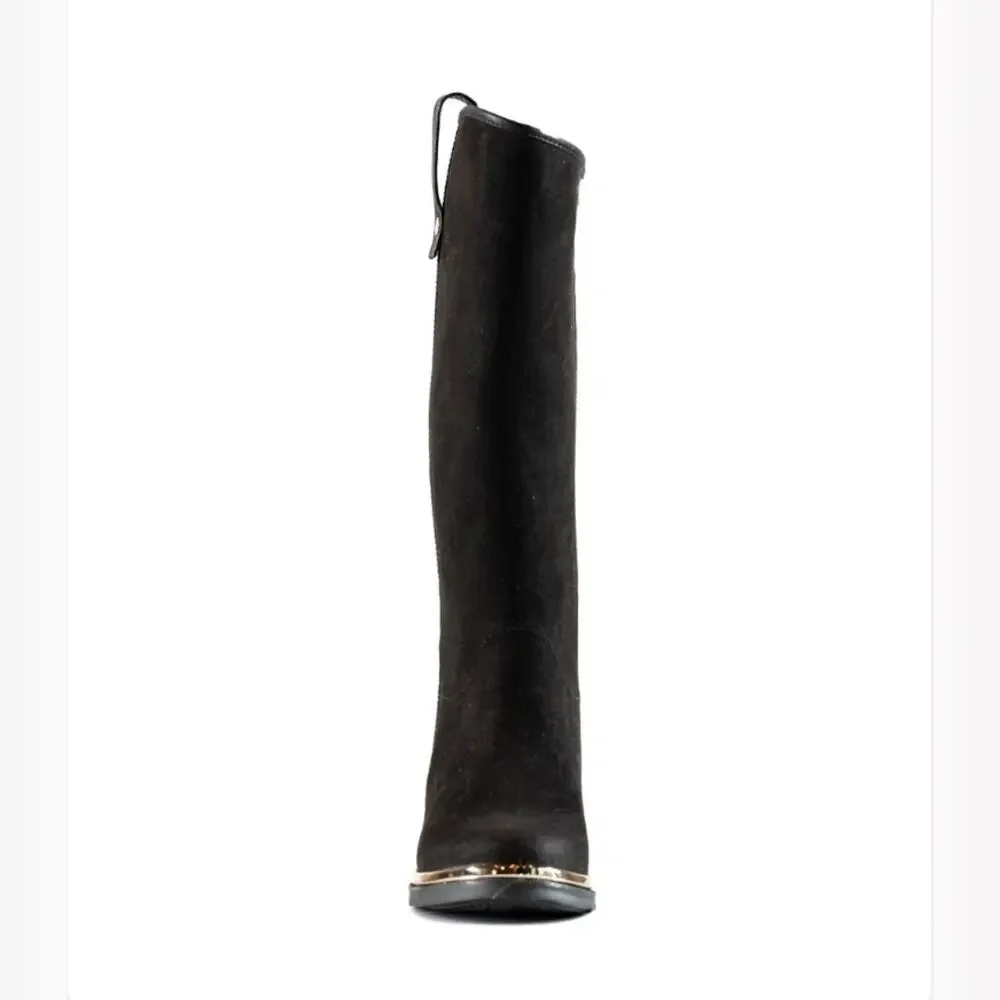NWT - WET KNOT - Faux Suede Waterproof Equus Quilted High Shaft Boots